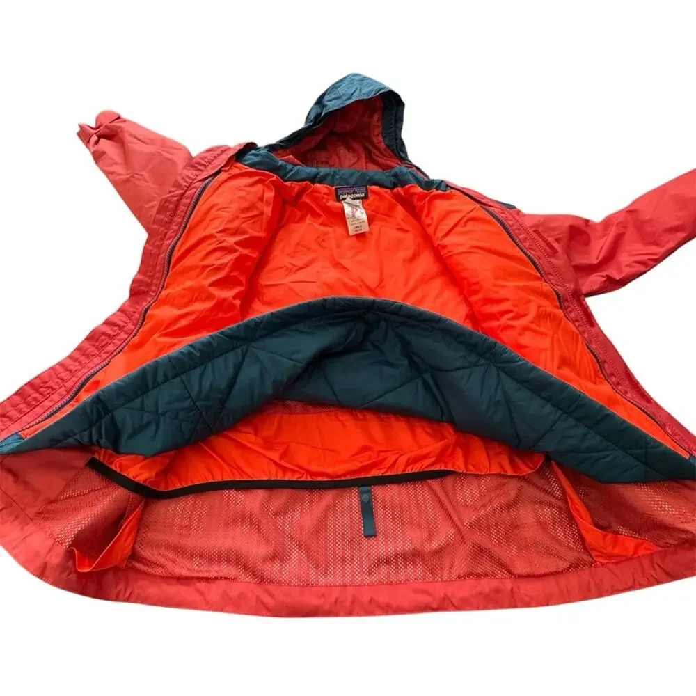 Patagonia Kids' 3 in 1 Jacket Coral Navy Blue Size M (10) Ski Snowboarding